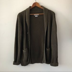 UO Olive Cardigan